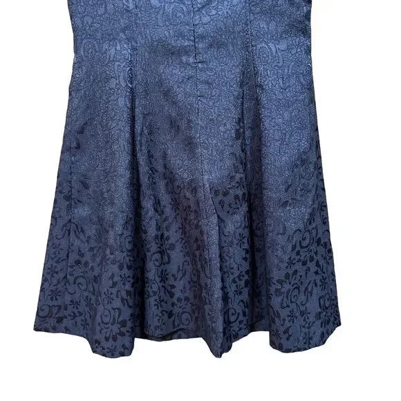 Max & Cleo Navy Blue Floral Dress - Picture 9 of 14